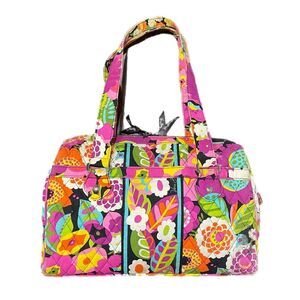 Vera Bradley Va Va Bloom Quilted Floral Tote Bag